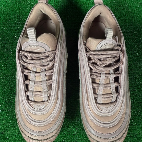 Nike Air Max 97 Taupe Rose Gold Sneakers – Size 6.5 - Picture 6 of 14